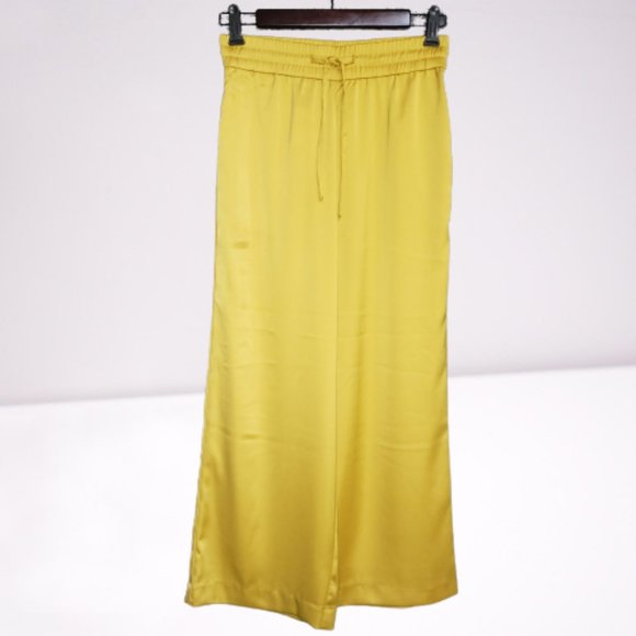 ZARA Yellow Flowy Pants - Picture 2 of 4